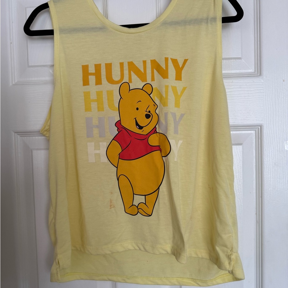 Disney Yellow Graphic Tank Top